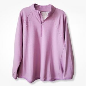 Talbots 2x Purple Quarter-Zip Pullover